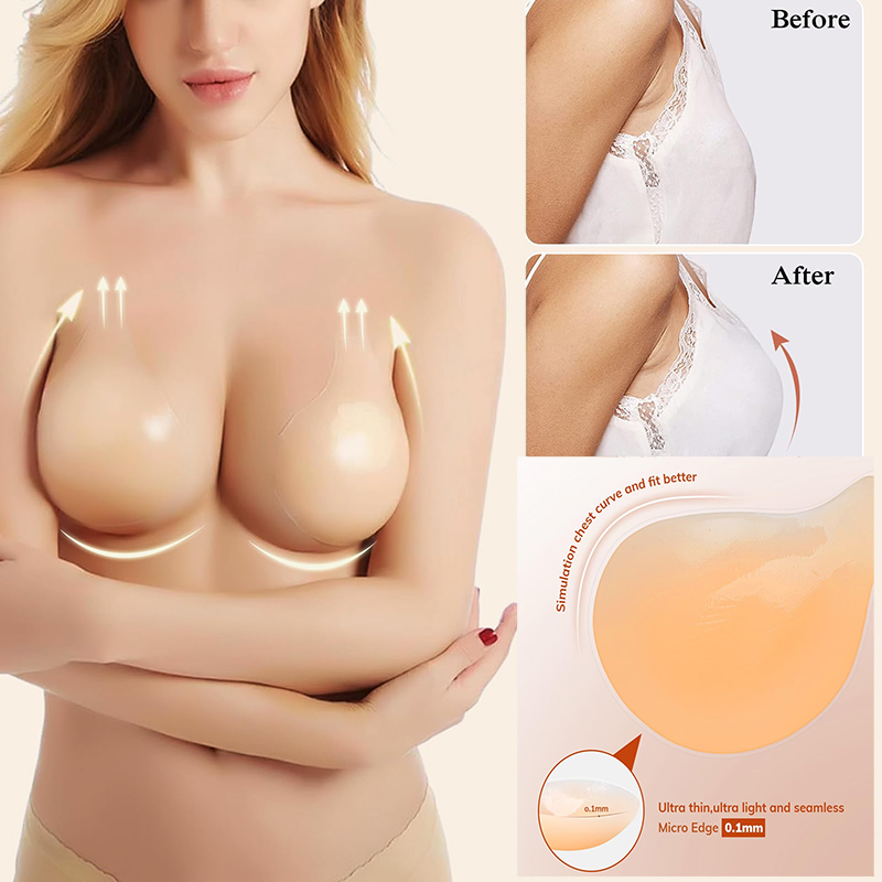 1/2 Pairs Women Sticky Bra Pus - Strapless Bra Backless review and price