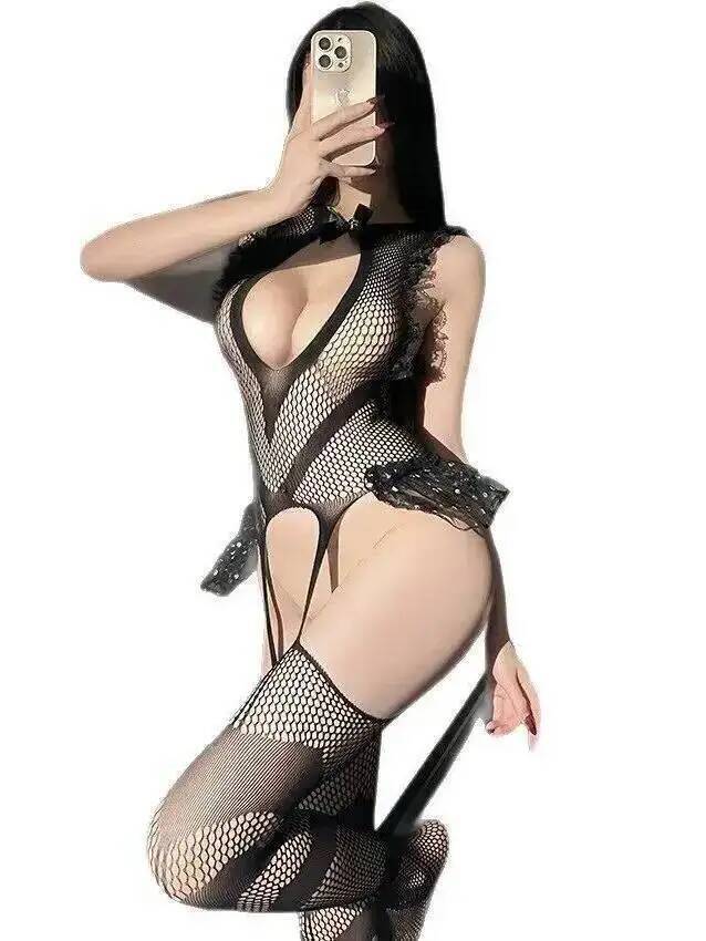 Sexy Lace Trim Fishing Net Bod - Bodystocking Fishnet review and price