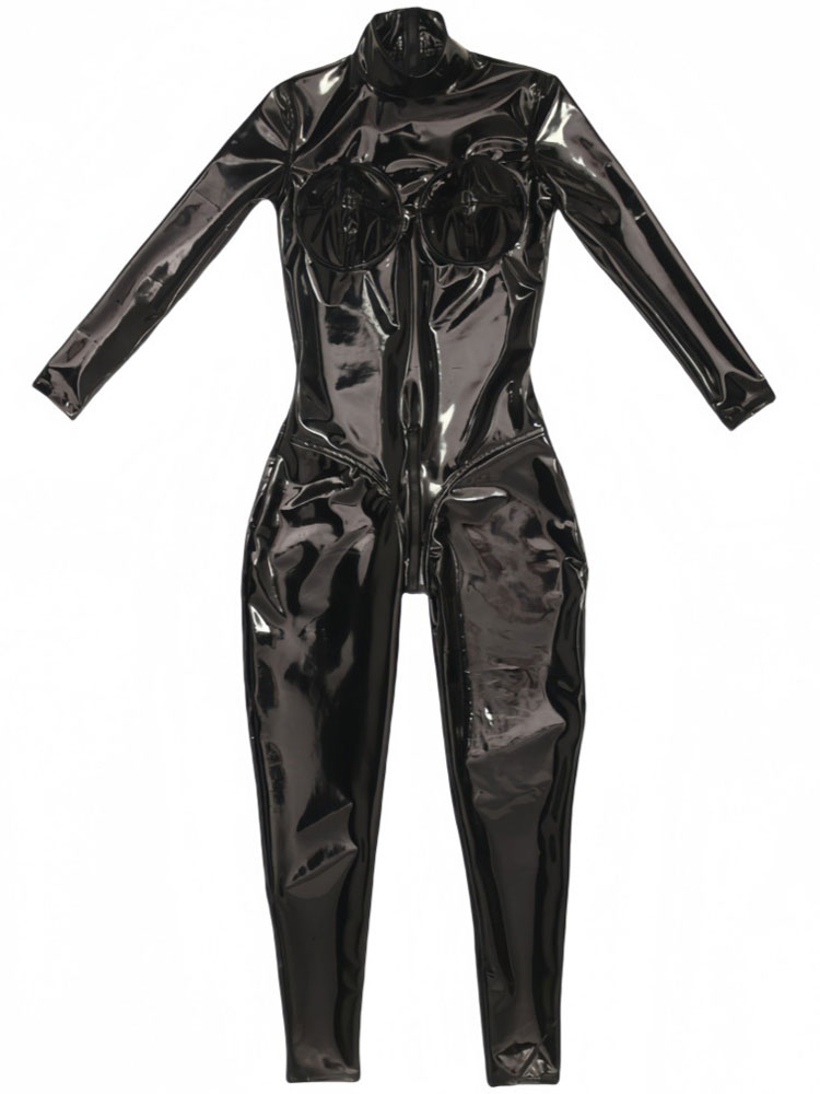 Sexy PU Latex Ammonia Jumpsuit - Shapewear Bodysuit Firm review and price