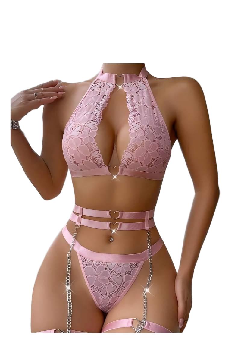 Sexy Lingerie Set Push Up Lace - Push Up Bra Padded review and price