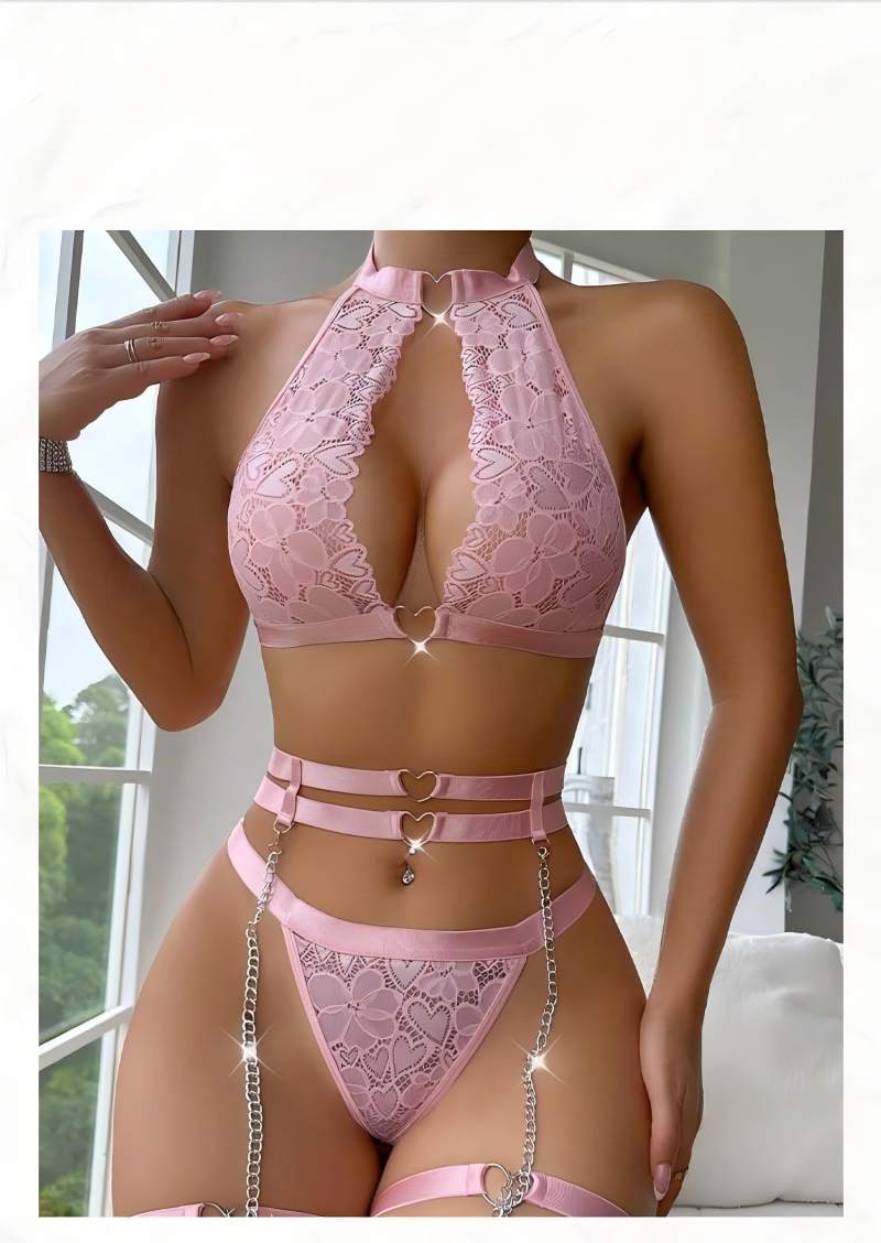 Sexy Lingerie Set Push Up Lace - Push Up Bra Padded review and price