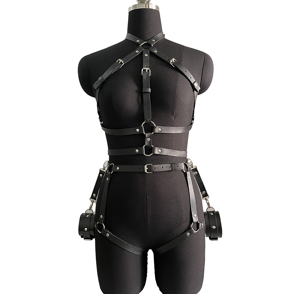 Harness for Women Pu Leather L - Garter Belt Set review and price