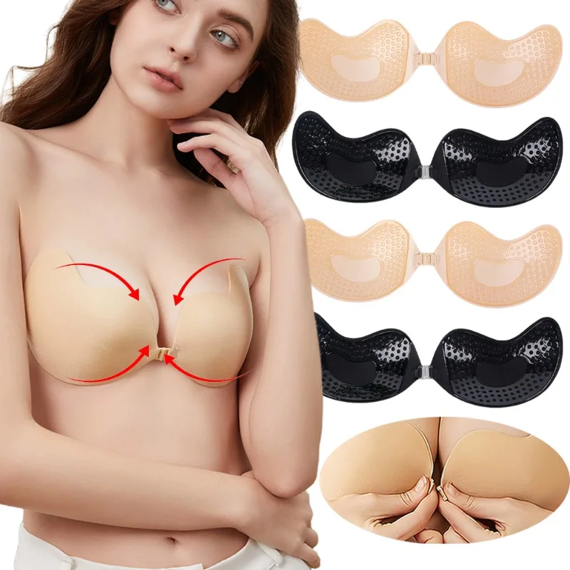 1/2Pc Invisible Push Up Bra Su - Strapless Bra Backless review and price