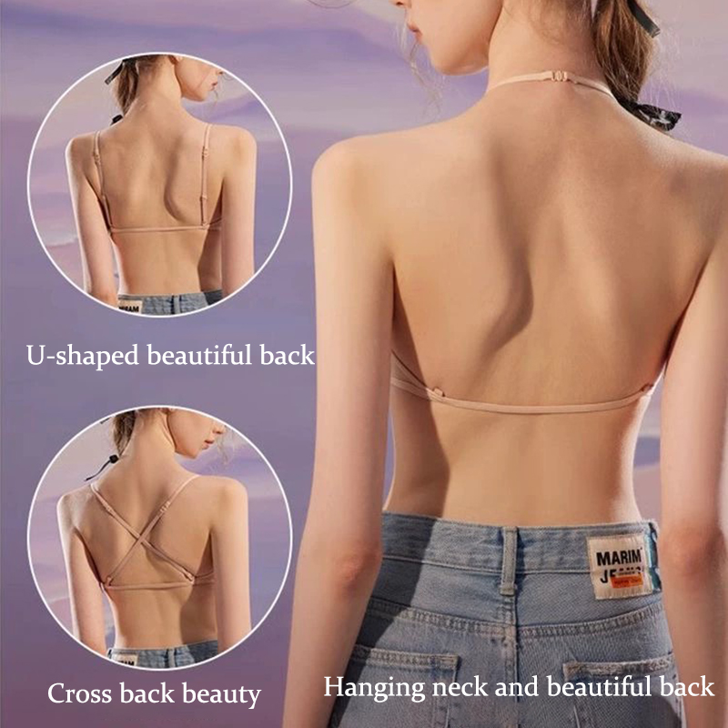 Women Seamless Bras Deep V Nec - Bralette Wireless Soft review and price