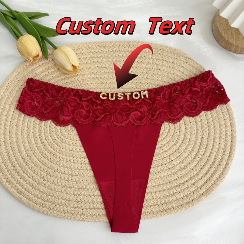 Personalized Custom Thong Name - Thong Bikini Women review and price