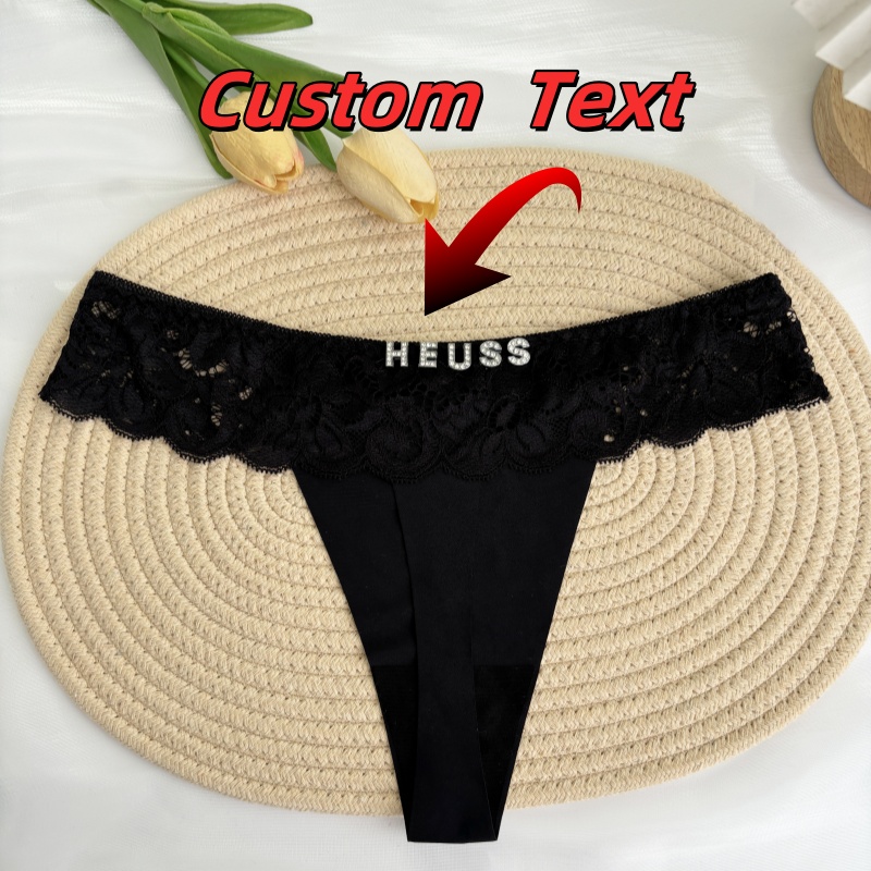 Personalized Custom Thong Name - Thong Bikini Women review and price