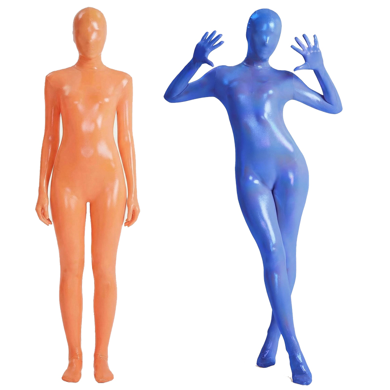Women Shiny Gradient Zentai Bo - Shapewear Bodysuit Firm review and price