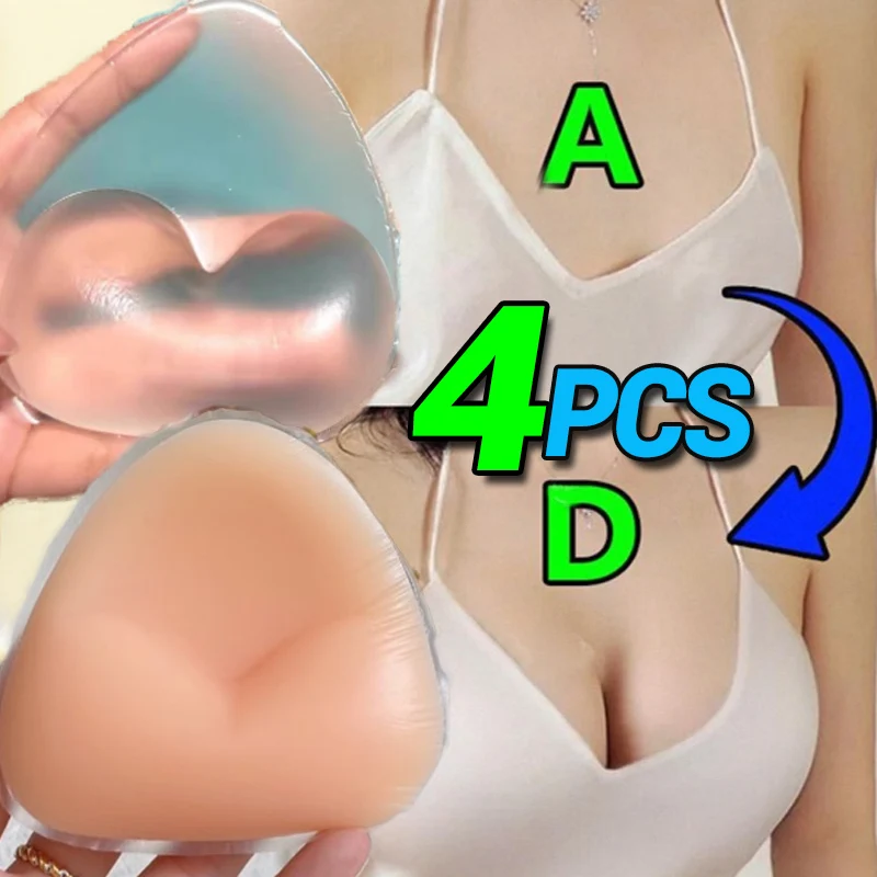 Women Push Up Bra Inserts Sili - Silicone Bra Adhesive review and price