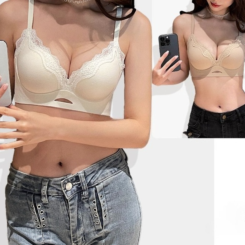 Elegant Matte Lace Bralette AB - Bralette Wireless Soft review and price