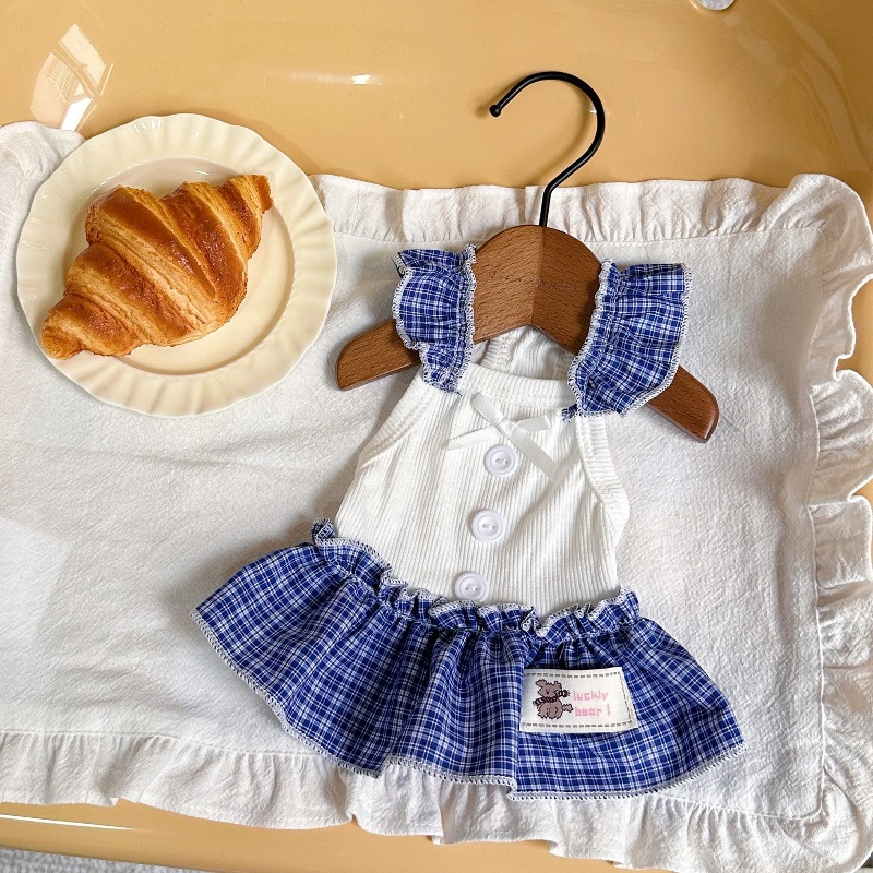 Pet Dress Summer Vest Checkere - Lace Teddy Lingerie review and price