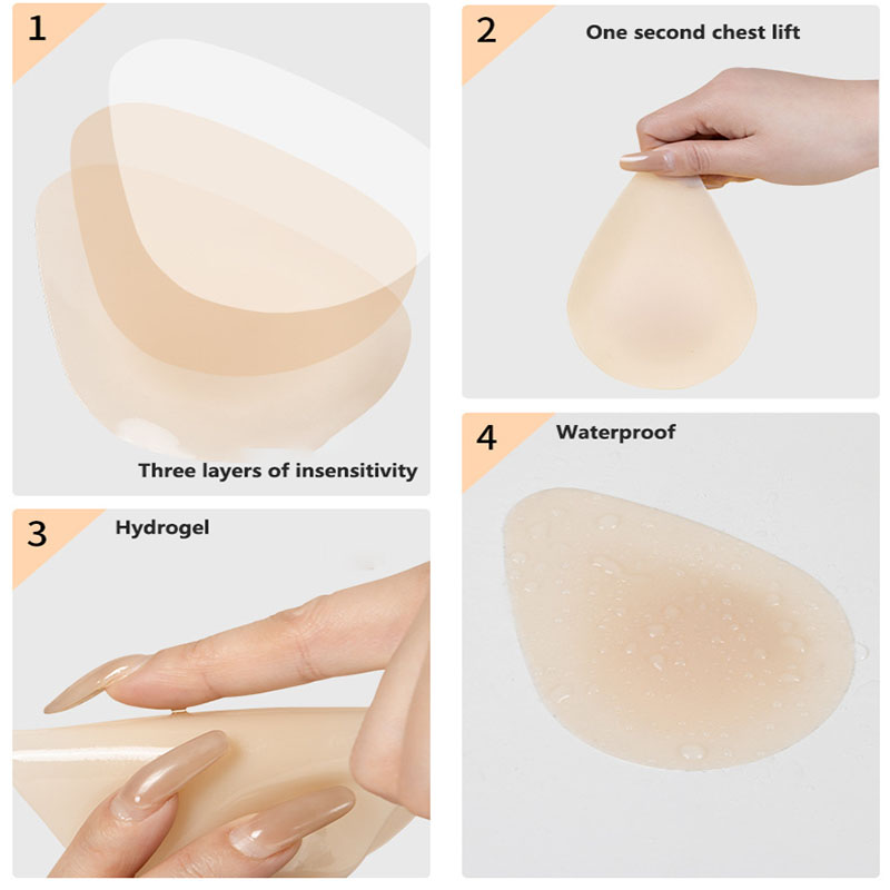 Waterdrop Invisible Bra Silico - Nipple Cover Pasties review and price