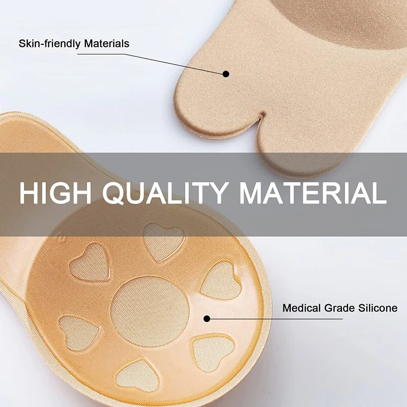 Women Push Up Bras Self Adhesi - Silicone Bra Adhesive review and price