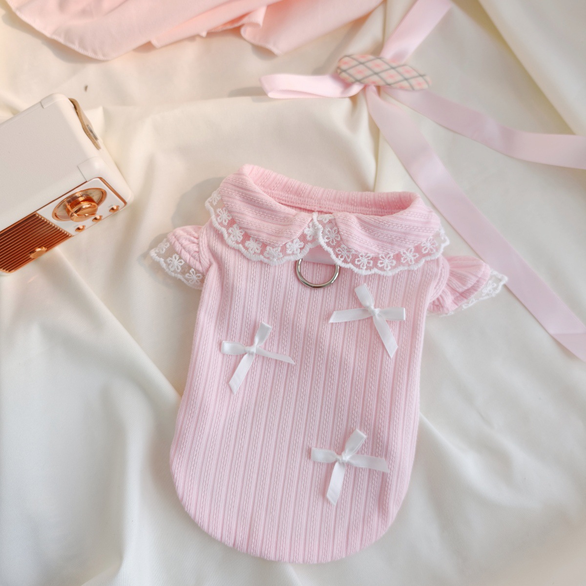 Pet Spring Lace Bow Vest Can P - Lace Teddy Lingerie review and price