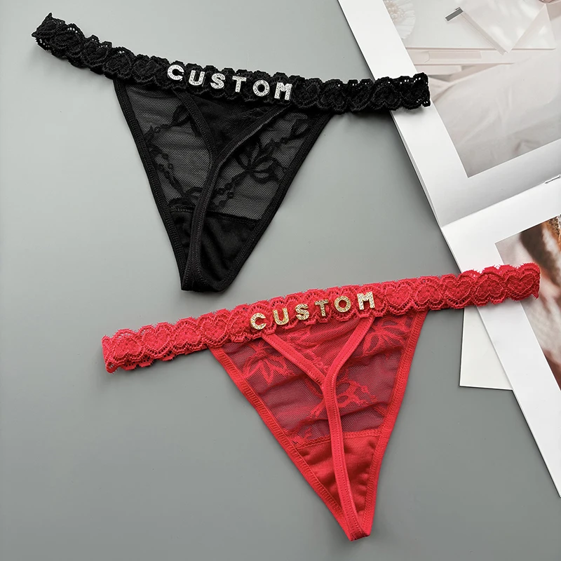 Personality Custom Thong Name  - Thong Bikini Women review and price