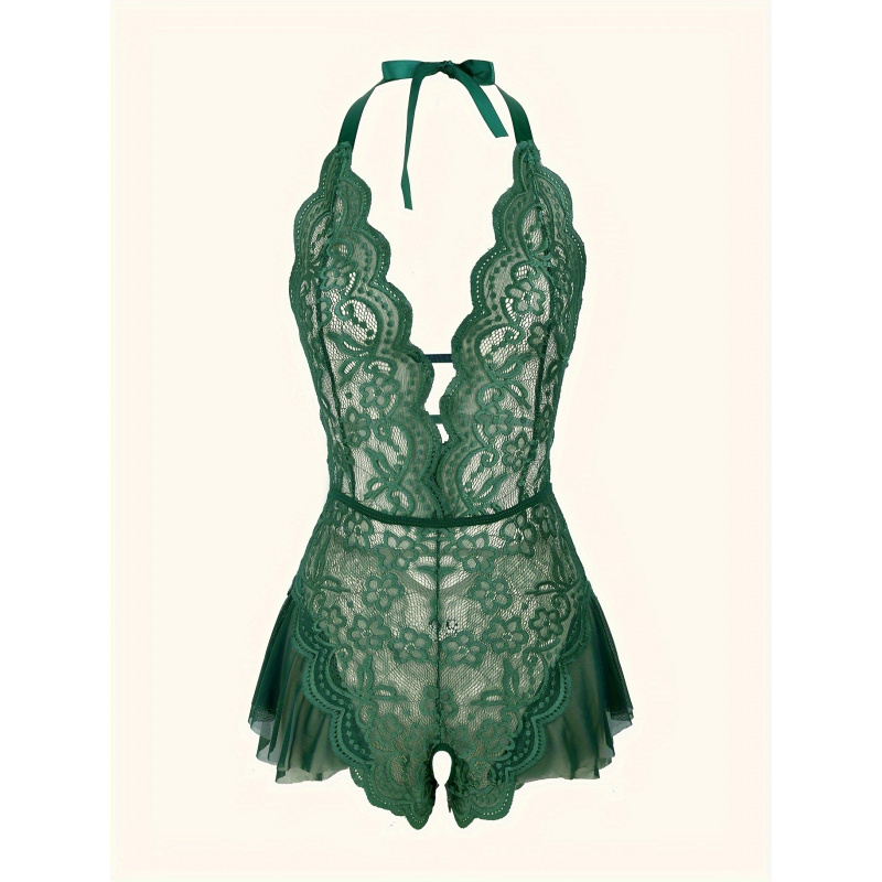 Charming Lace Mesh Teddy, Scal - Lace Teddy Lingerie review and price