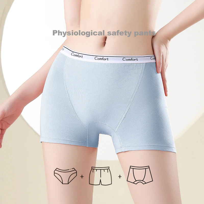 1pcs Cotton Women's Menstrual  - Boyshort Underwear review and price