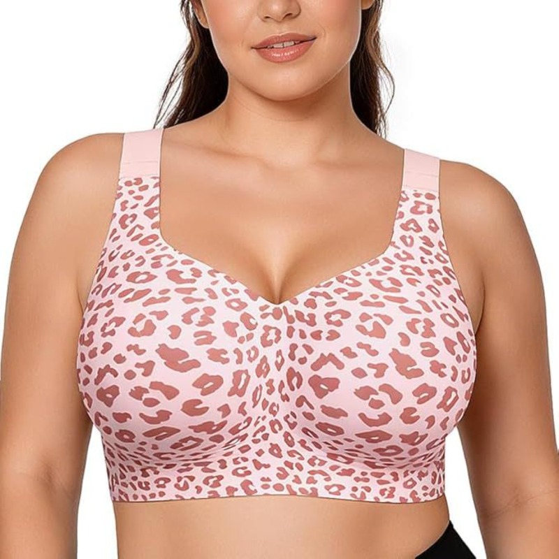 Leopard Jelly Bras No Underwir - Push Up Bra Padded review and price