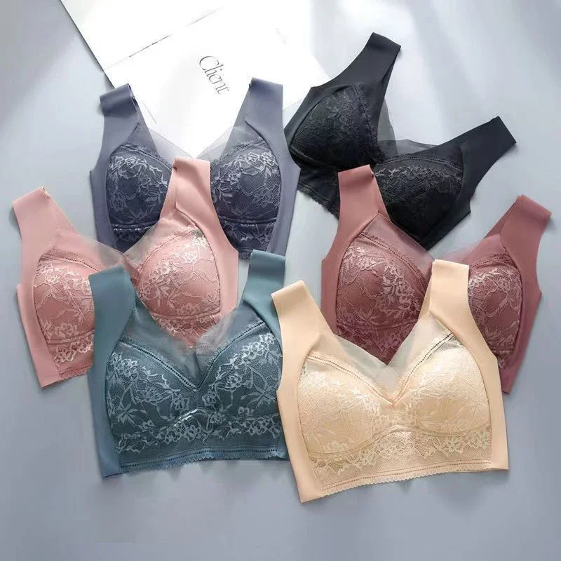 Womens Lace Bra Perspective Br - Push Up Bra Padded review and price