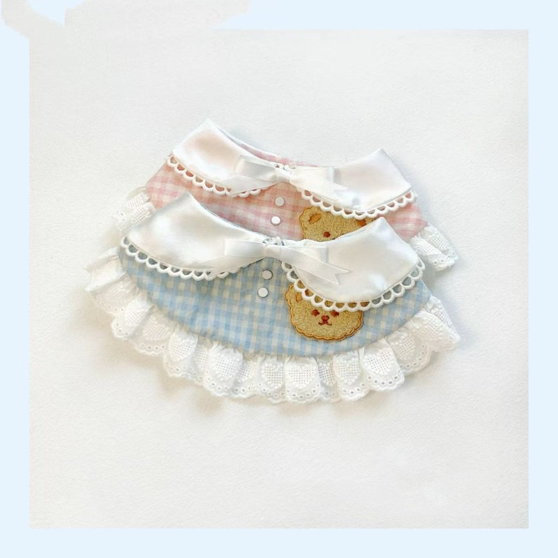 Pet Spring Plaid Cute Bib Pet  - Lace Teddy Lingerie review and price