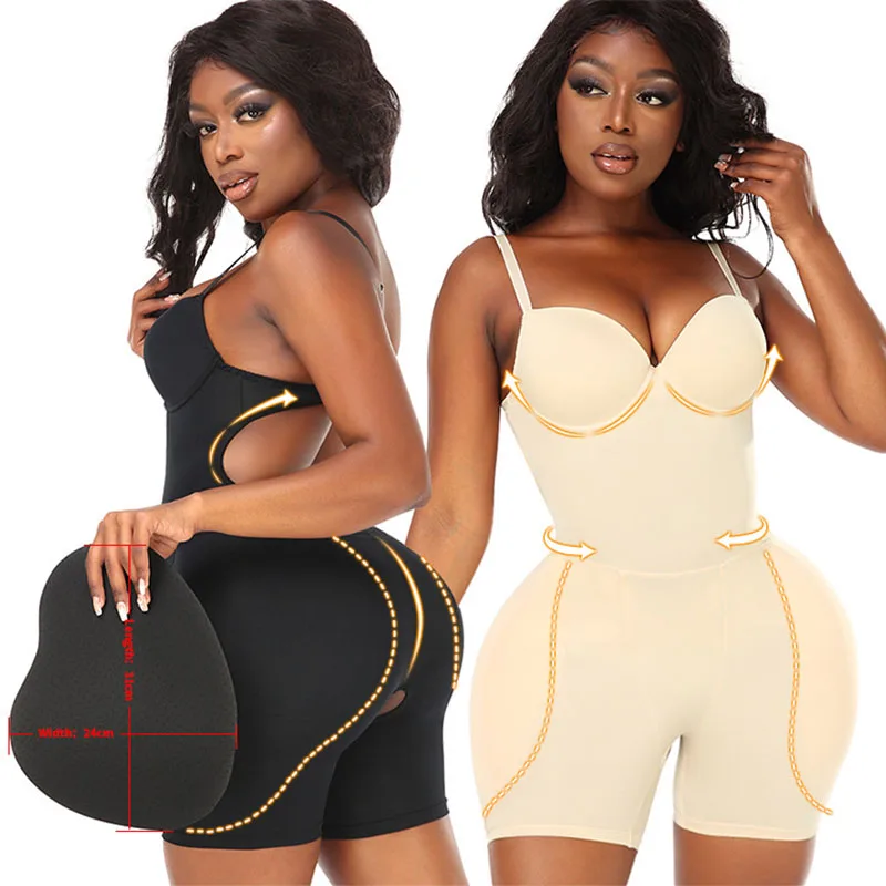 Bodysuits Shapewear Padded Hip - Shapewear Bodysuit Firm review and price