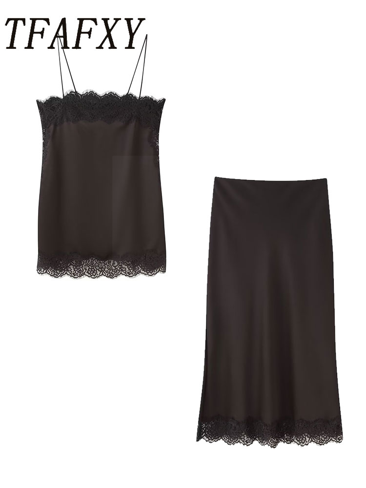 TFAFXY Vintage Casual Women Br - Cami Top Lace review and price