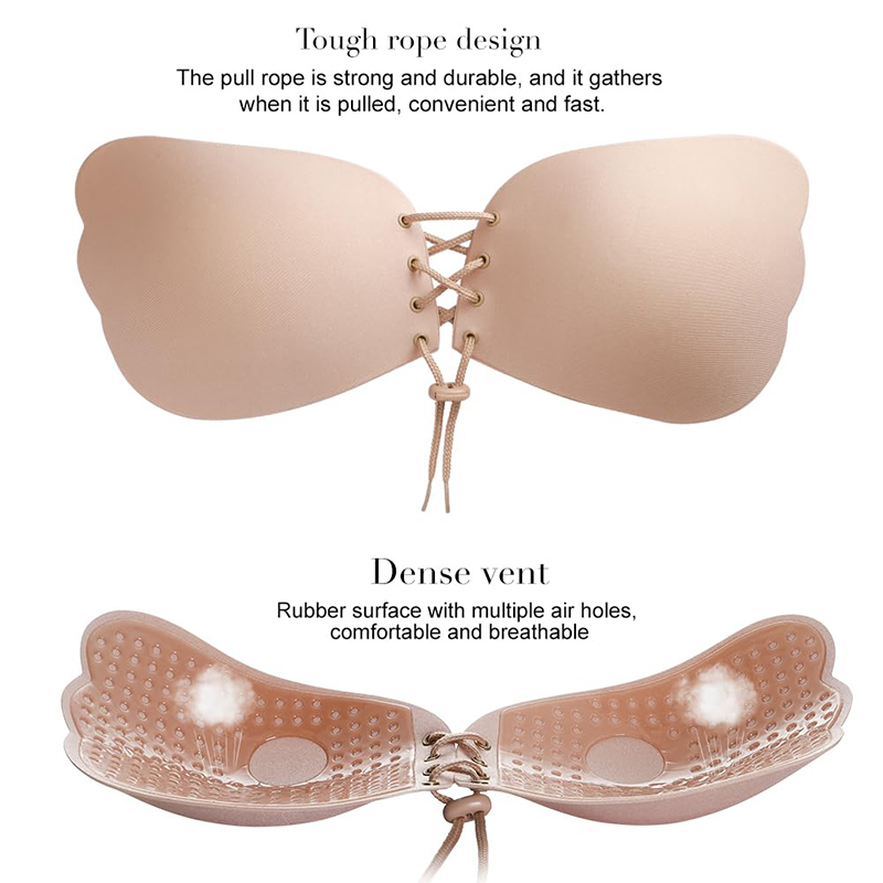 1/2 Pairs Women Summer Backles - Push Up Bra Padded review and price
