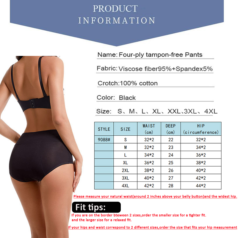 Heavy Flow Menstrual Panties 4 - Period Panty Absorbent review and price