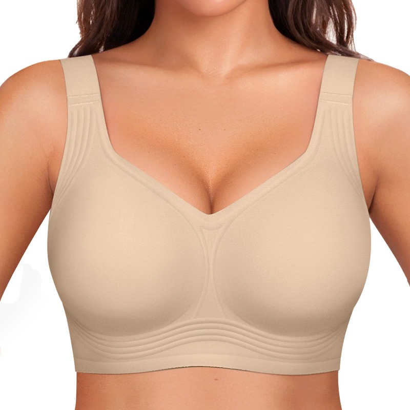 Plus Size Wireless Jelly Bra W - Push Up Bra Padded review and price