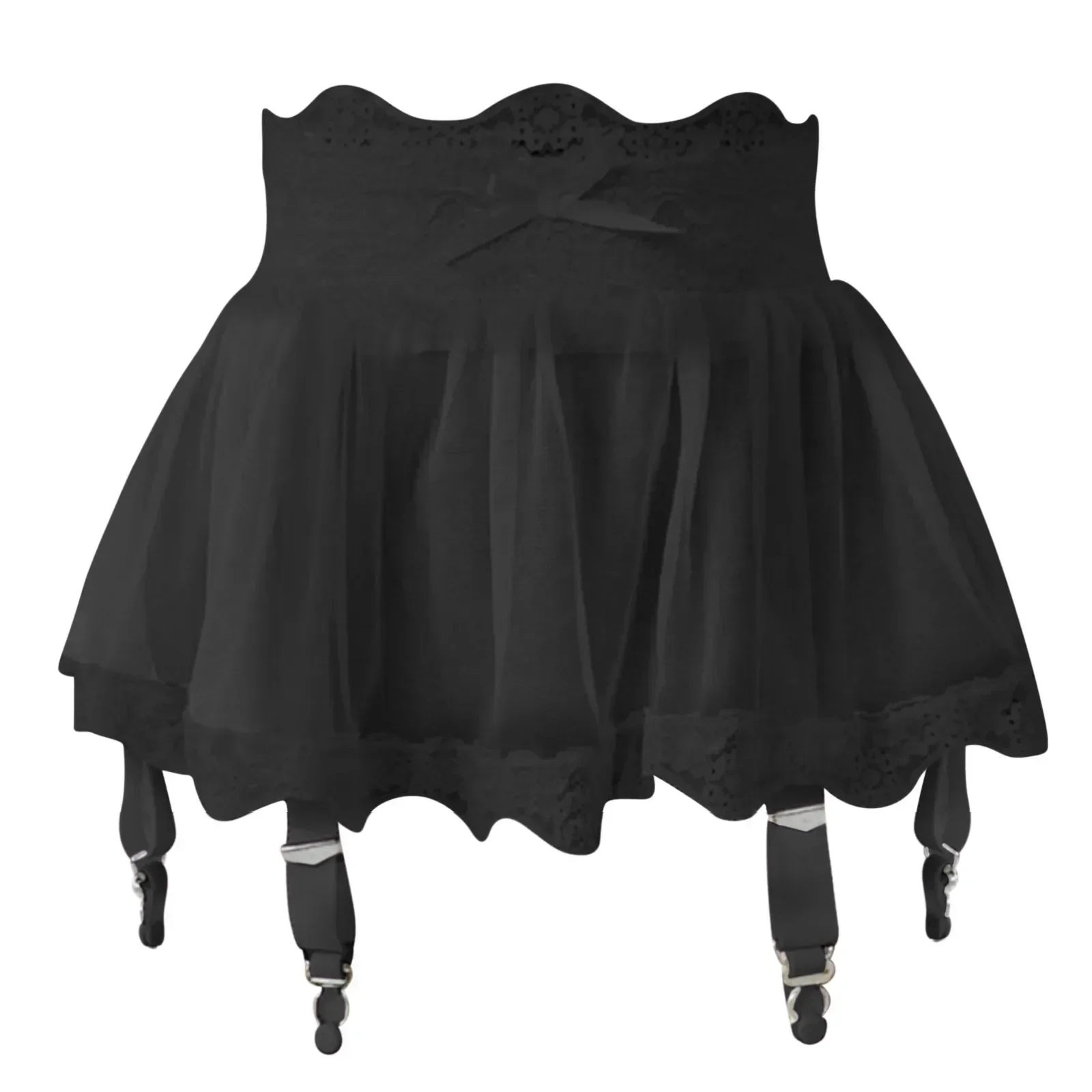 Women High Waist Lace Bandage  - Garter Belt Set review and price