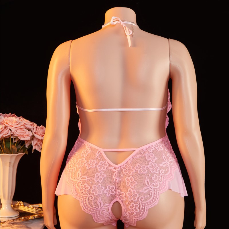 Plus Size 1XL-4XL Teddy perspe - Lace Teddy Lingerie review and price