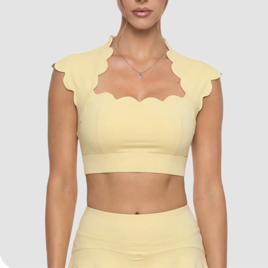 Pad Wavy Women Sports Vest Yog - Sports Bra High Impact review and price