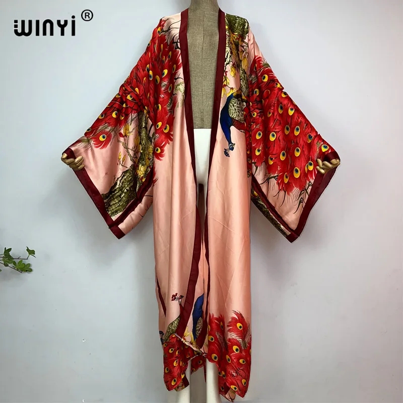 WINYI 2022 Summer Women Cardig - Robe Silk Women review and price