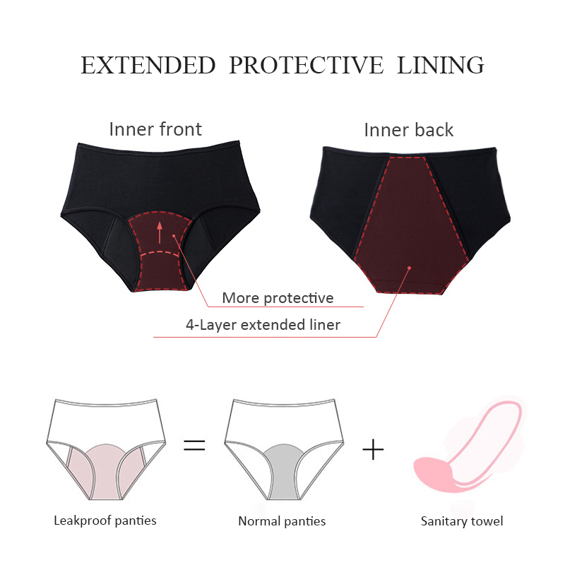 3Pcs Heavy Flow Menstrual Pant - Period Panty Absorbent review and price