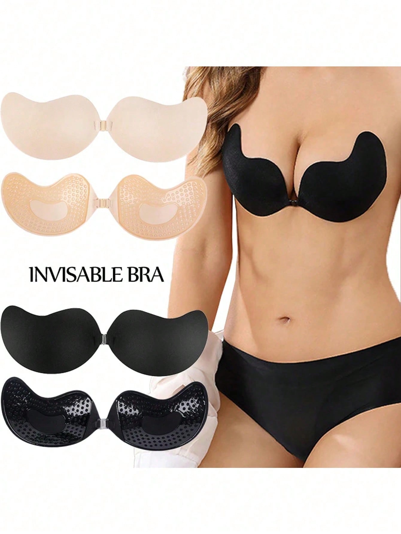 2-pack Women's Self-Adhesive I - Push Up Bra Padded review and price