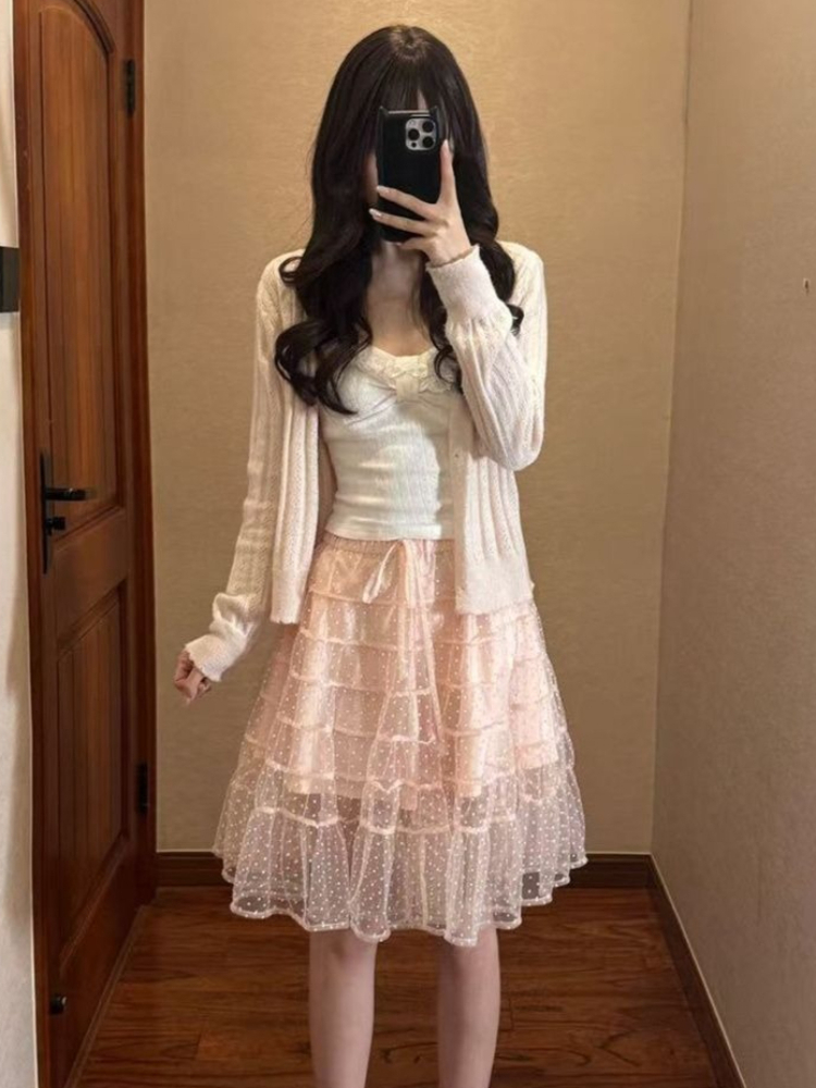 Korean Fashion Slim Fit White  - Cami Top Lace review and price