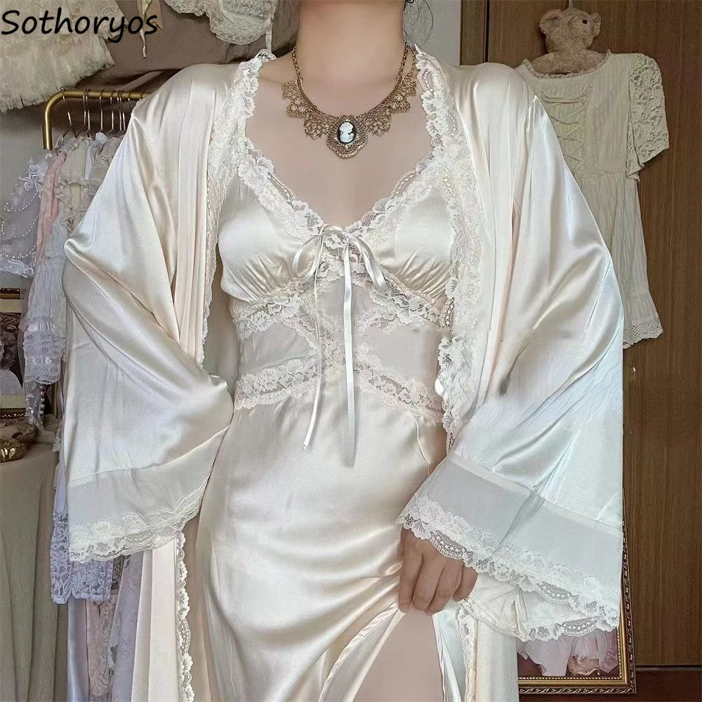Silk Robe Gown Sets Women Gent - Robe Silk Women review and price