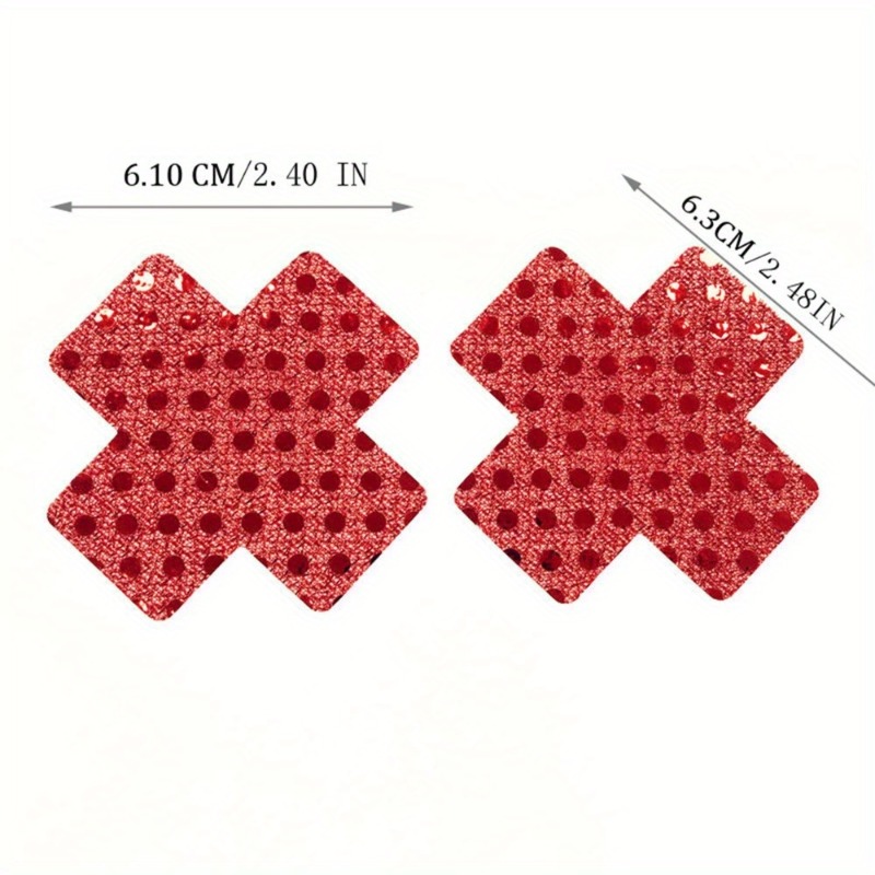 Red Cross Design Nipple Covers - Nipple Cover Pasties review and price