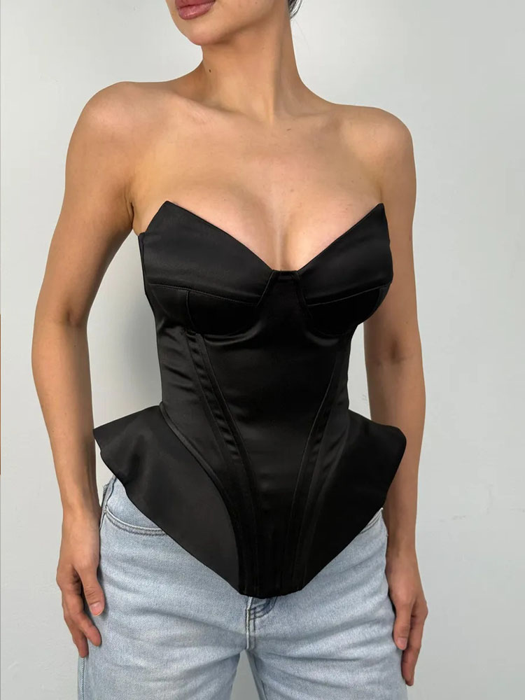BKQU Sexy Fishbone Strapless C - Corset Waist Cinch review and price