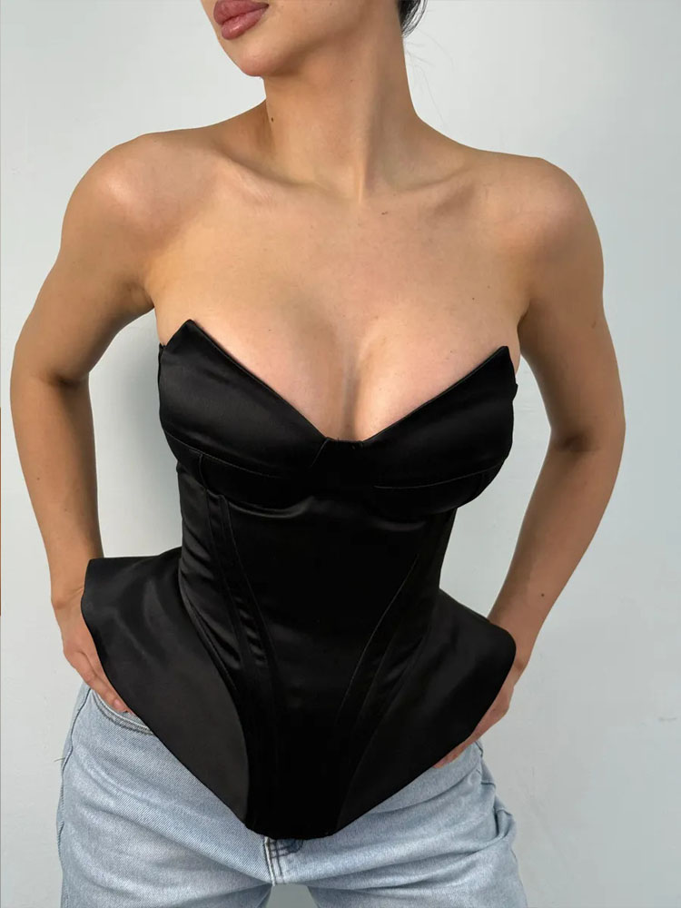BKQU Sexy Fishbone Strapless C - Corset Waist Cinch review and price