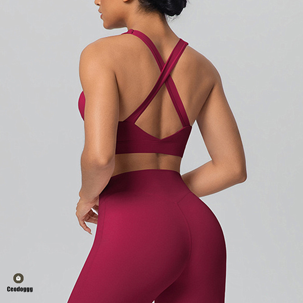 Pad Cross Shoulder Strap Yoga  - Sports Bra High Impact review and price